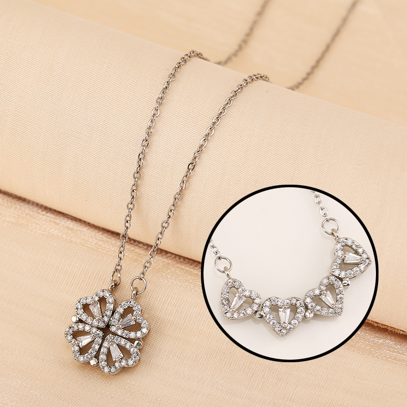 Collier Trèfle & Cœur - Coffret Cadeau - UrbanÉtoile