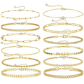 Bracelet Chaîne Trombone Doré - UrbanÉtoile