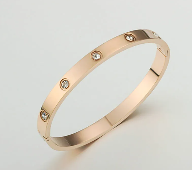 Bracelet Minimaliste Tout-Alliance en Diamants