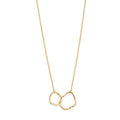 Collier Ras du Cou Minimaliste - Double Anneau