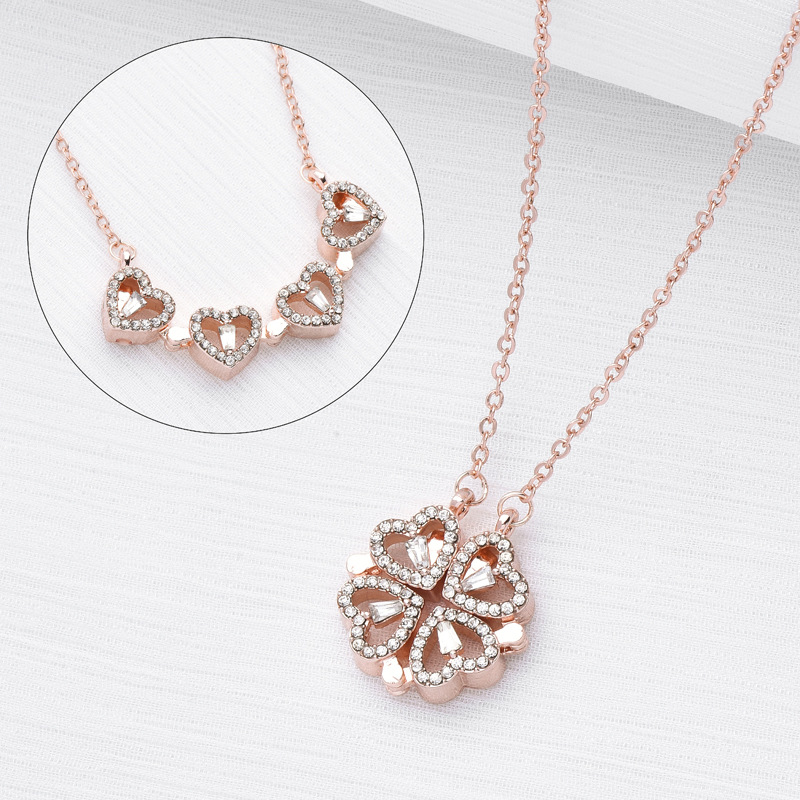Collier Trèfle & Cœur - Coffret Cadeau - UrbanÉtoile