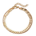 Bracelet de Cheville Bohémien en Écailles de Poisson à Couches Multiples