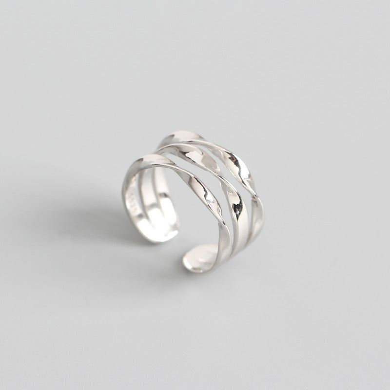Bague Trois Anneaux Ajustable - UrbanÉtoile