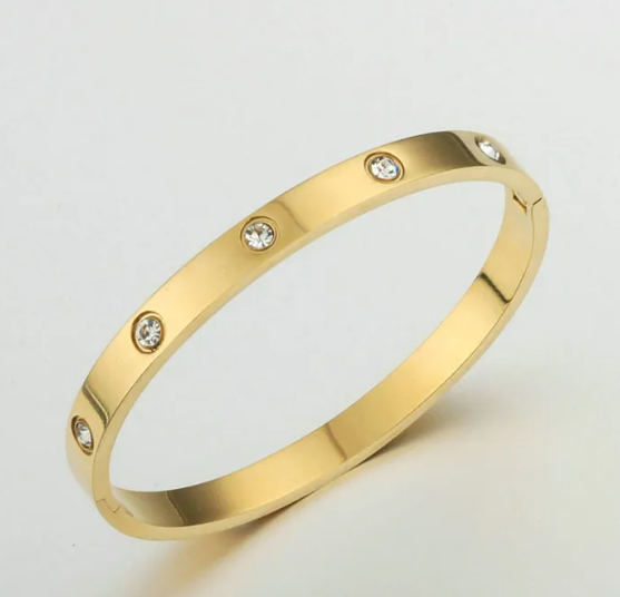 Bracelet Minimaliste Tout-Alliance en Diamants